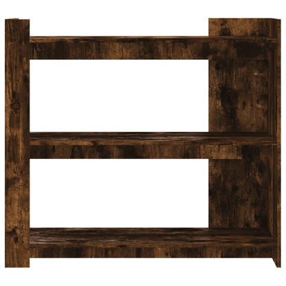 Smoked Oak Console Table 100x35x90cm - Engineered Wood