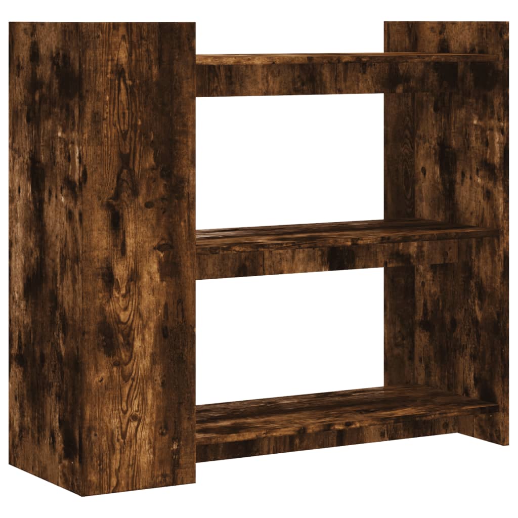Smoked Oak Console Table 100x35x90cm - Engineered Wood