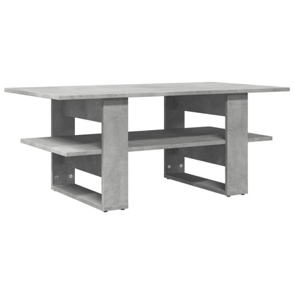 Coffee Table Concrete Grey 102x55x42 cm Engineered Wood