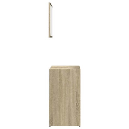 Sonoma Oak Bathroom Furniture Set in Engineered Wood