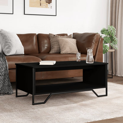 Coffee Table Black 100x51x40 cm Engineered Wood