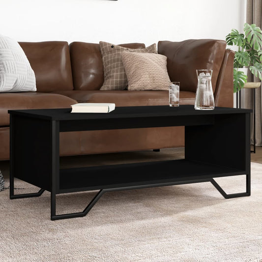 Coffee Table Black 100x51x40 cm Engineered Wood