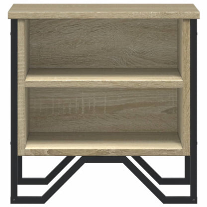 Sonoma Oak Bedside Cabinets (2 Pcs) - 40x30x40 cm Engineered Wood