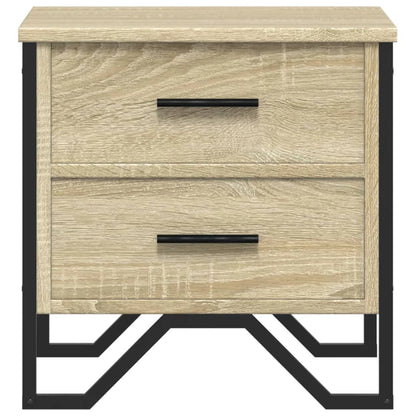 Sonoma Oak Bedside Cabinet 40x41x40 cm - Engineered Wood