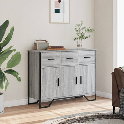 Sideboard Grey Sonoma 97x32.5x74.5 cm Engineered Wood