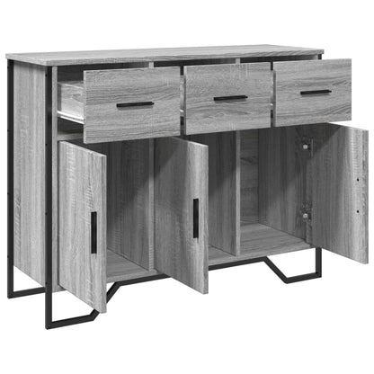 Sideboard Grey Sonoma 97x32.5x74.5 cm Engineered Wood