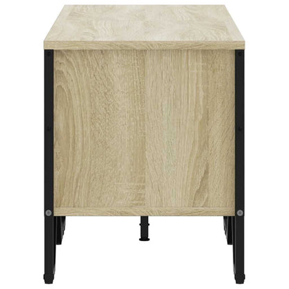 TV Cabinet Sonoma Oak 122x34x41 cm Engineered Wood