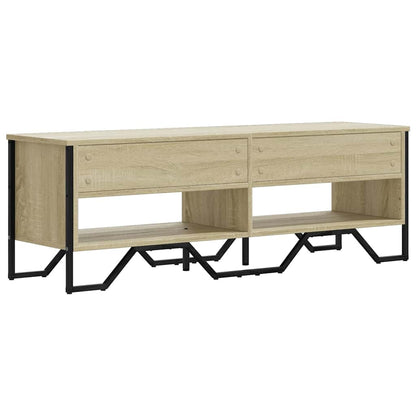 TV Cabinet Sonoma Oak 122x34x41 cm Engineered Wood