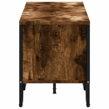 TV Cabinet Smoked Oak 180x34x41 cm Engineered Wood