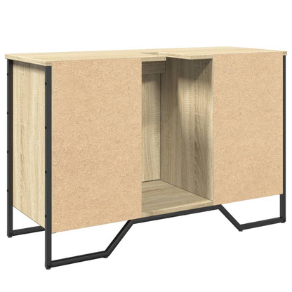 Sonoma Oak Bathroom Sink Cabinet, Engineered Wood, 91x35x60 cm