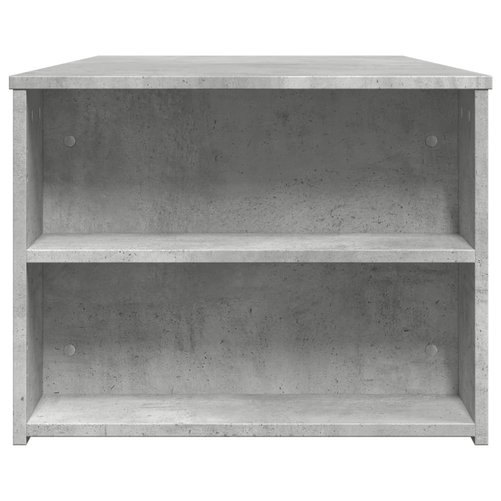 Coffee Table Concrete Grey 102x55x42 cm Engineered Wood