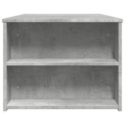 Coffee Table Concrete Grey 102x55x42 cm Engineered Wood