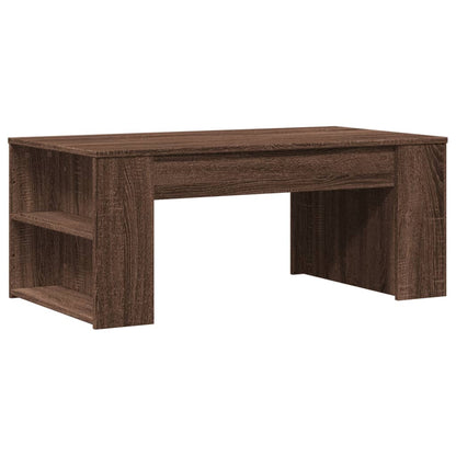 Coffee Table Brown Oak 102x55x42 cm Engineered Wood