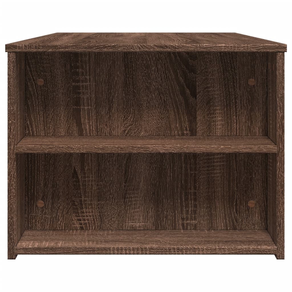 Coffee Table Brown Oak 102x55x42 cm Engineered Wood