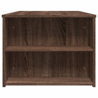 Coffee Table Brown Oak 102x55x42 cm Engineered Wood