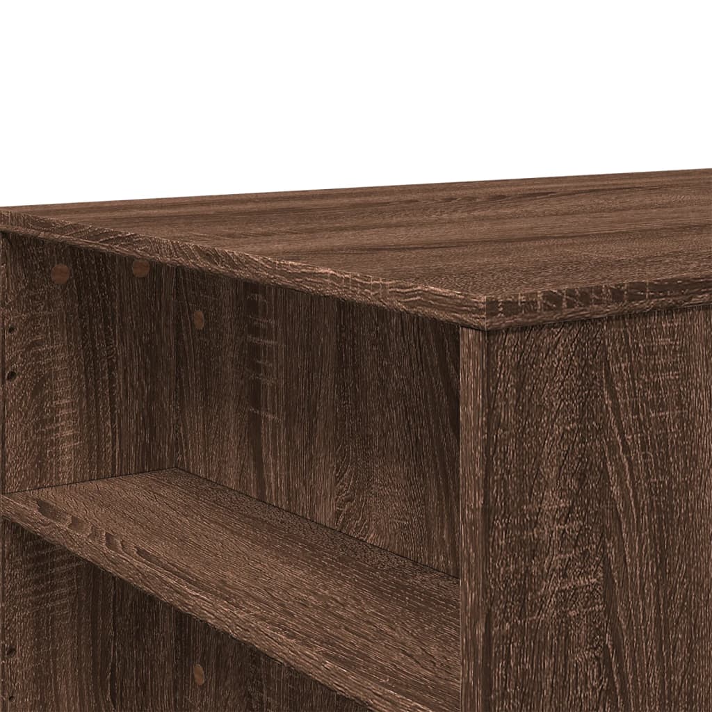 Coffee Table Brown Oak 102x55x42 cm Engineered Wood