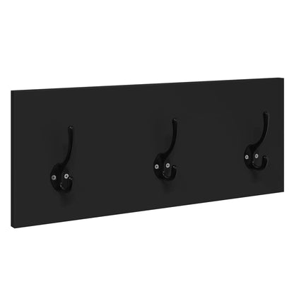 Elegant Black Engineered Wood 4-Piece Hallway Furniture Set