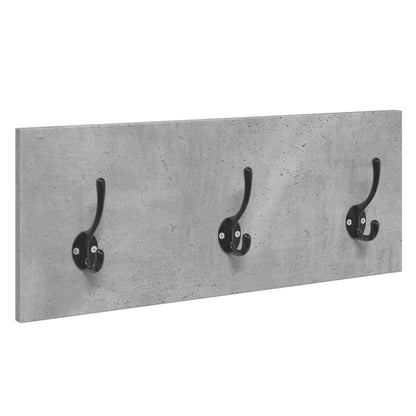 4-Piece Hallway Furniture Set in Concrete Grey Engineered Wood