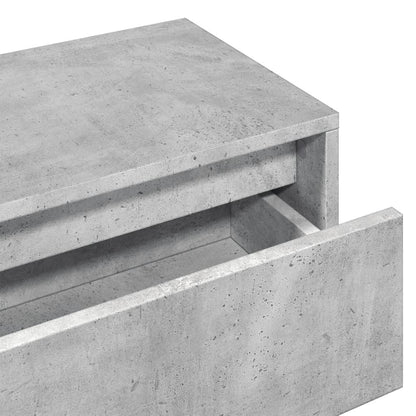4-Piece Hallway Furniture Set in Concrete Grey Engineered Wood