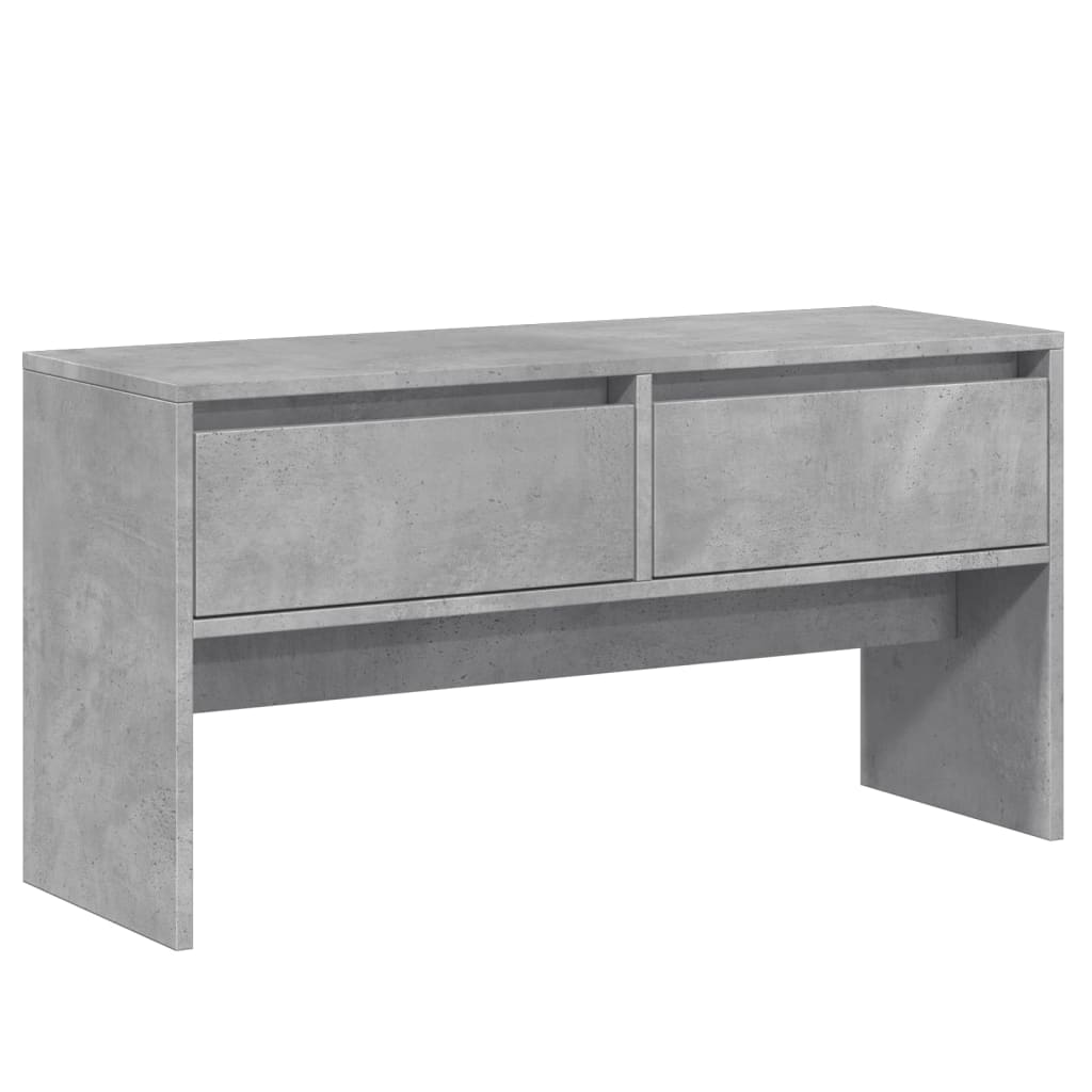 4-Piece Hallway Furniture Set in Concrete Grey Engineered Wood