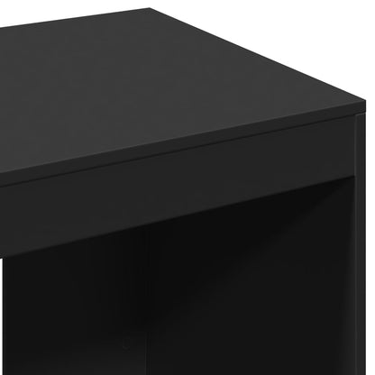 Sleek Black Office Desk - 104x57x94cm, Engineered Wood