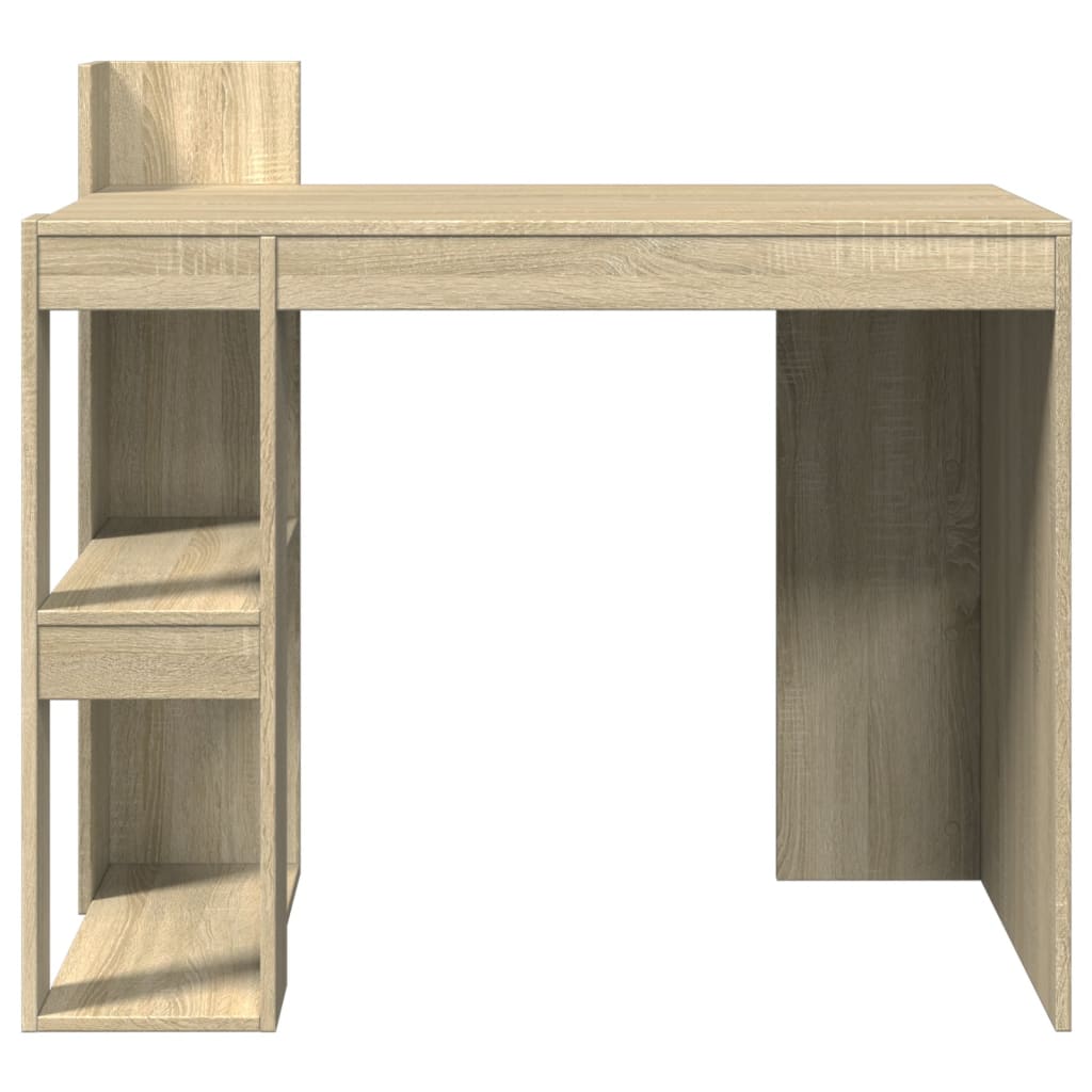 Sonoma Oak Engineered Wood Office Desk - 103.5x56.5x94 cm