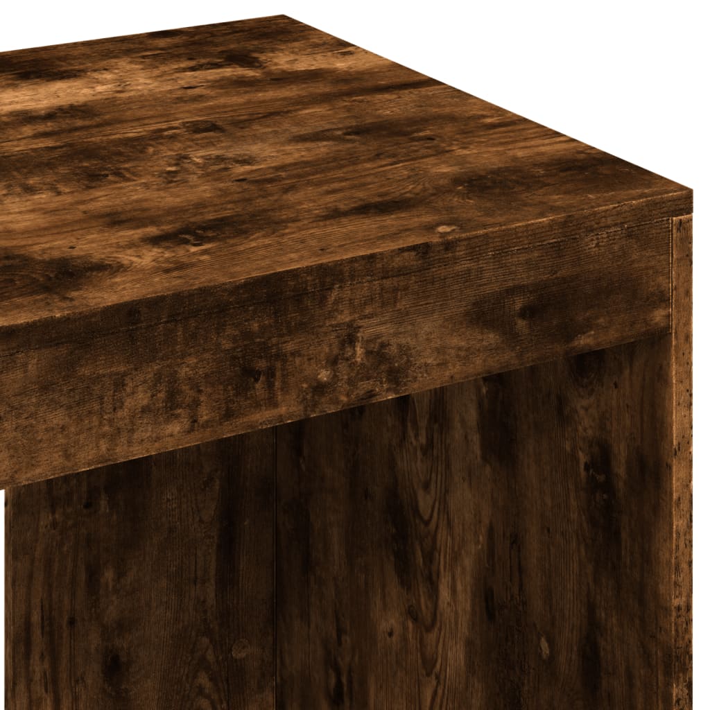 Smoked Oak Office Desk 103.5x56.5x94cm - Engineered Wood