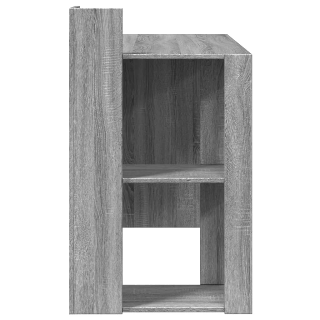 Grey Sonoma Engineered Wood Office Desk 103.5x56.5x94 cm