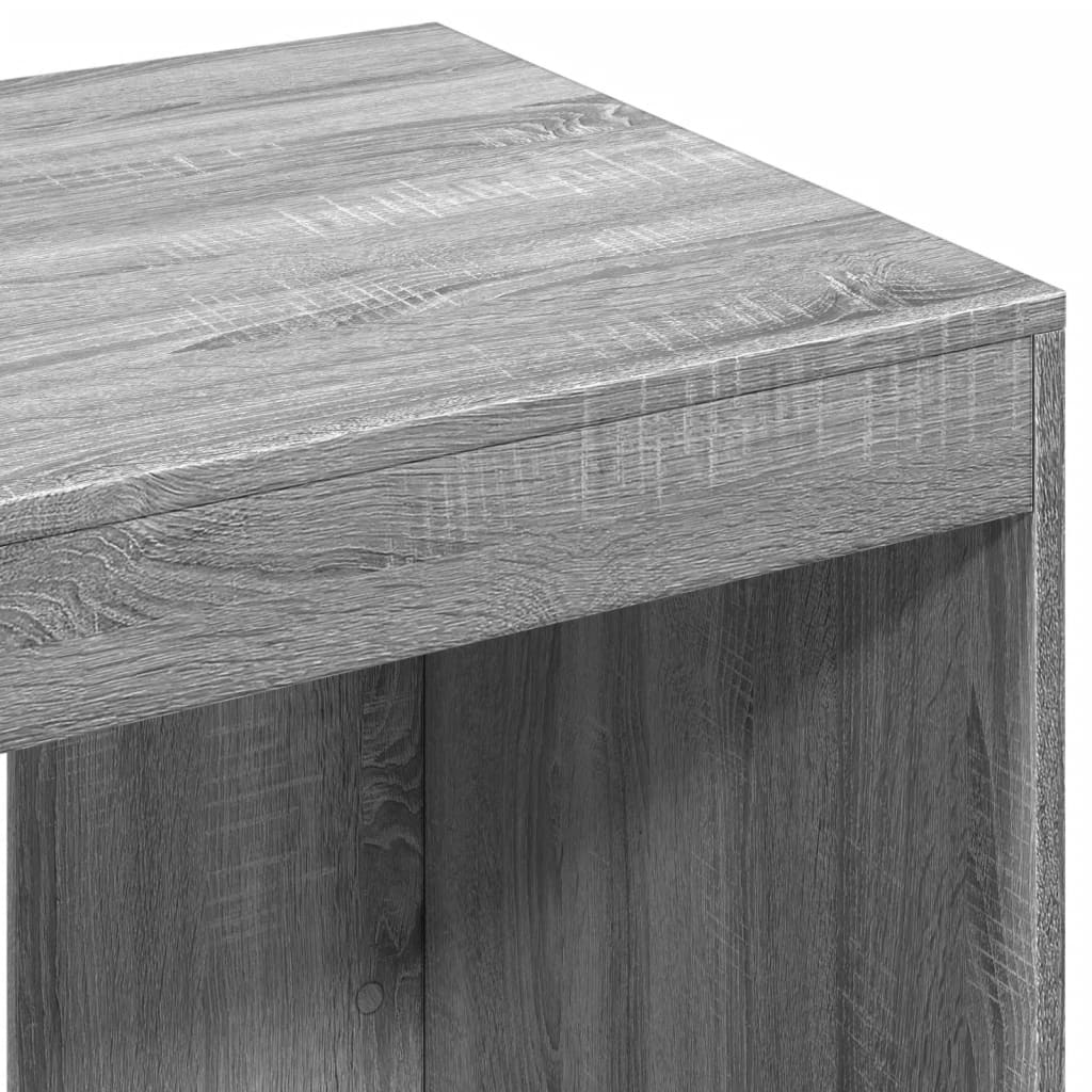 Grey Sonoma Engineered Wood Office Desk 103.5x56.5x94 cm