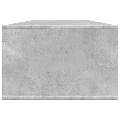 Coffee Table Concrete Grey 102x55x35 cm Engineered Wood
