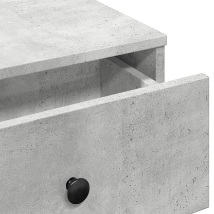 Coffee Table Concrete Grey 60x45x31 cm Engineered Wood