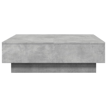Coffee Table Concrete Grey 90x90x28 cm Engineered Wood