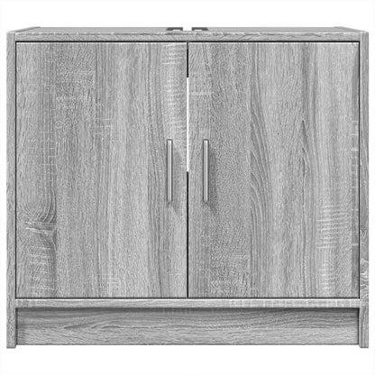 Grey Sonoma Sink Cabinet 63x29x55cm - Durable Engineered Wood