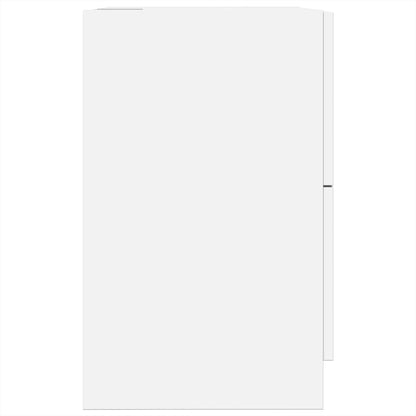 White Sink Cabinet 40x37x59 cm - Engineered Wood Bathroom Storage