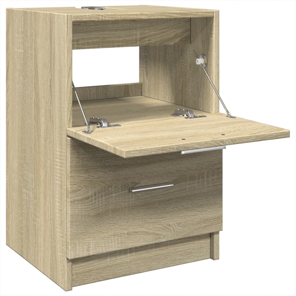Sonoma Oak Sink Cabinet 40x37x59 cm - Durable Engineered Wood
