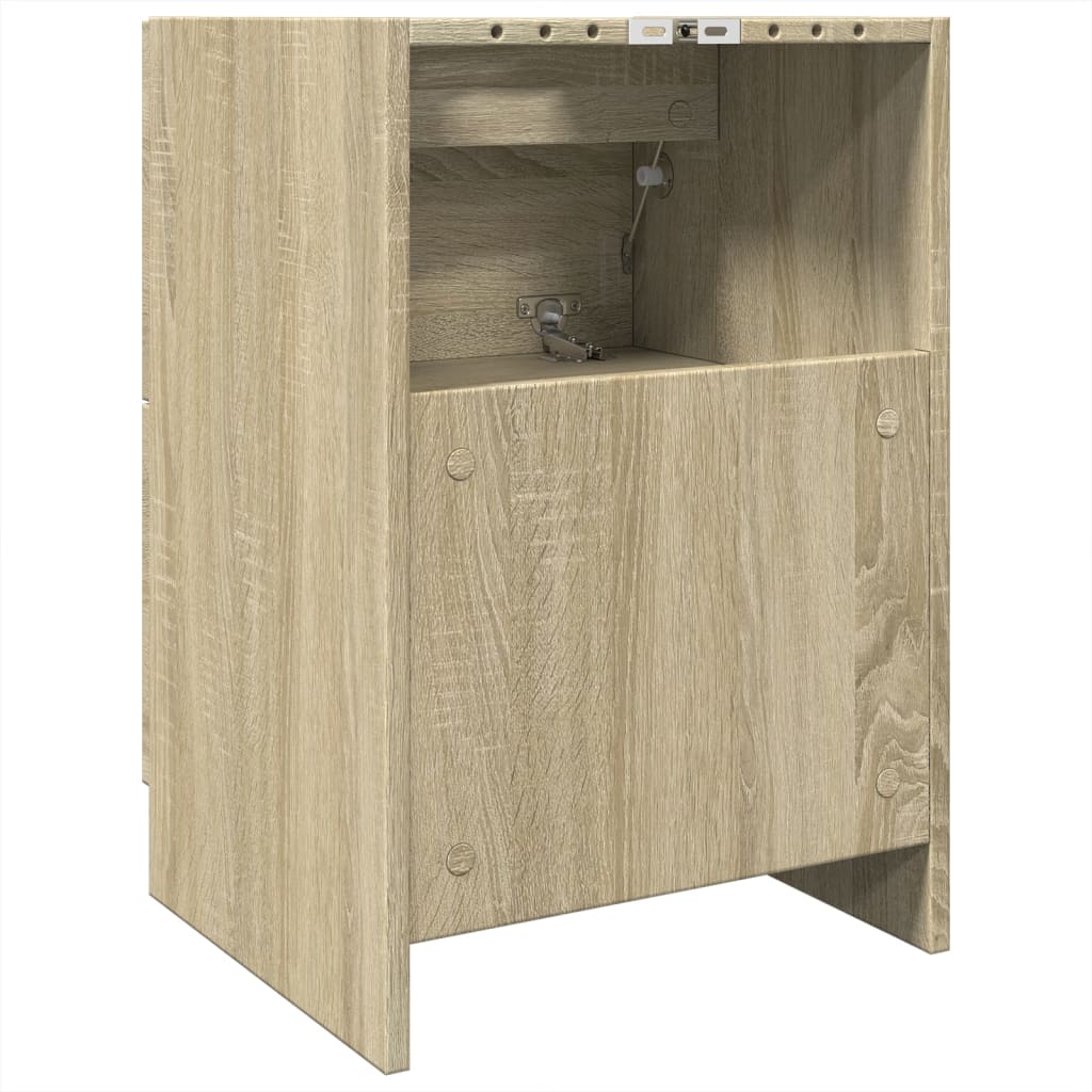 Sonoma Oak Sink Cabinet 40x37x59 cm - Durable Engineered Wood