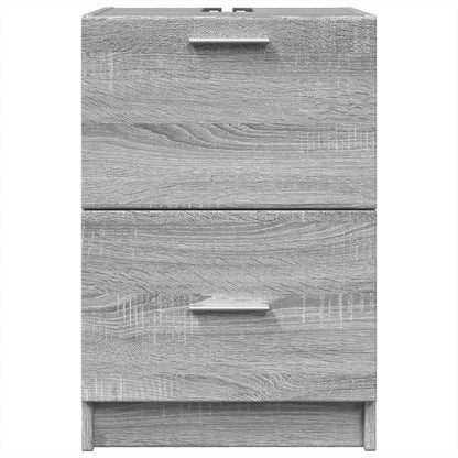 Grey Sonoma Sink Cabinet 40x37x59 cm - Durable Engineered Wood
