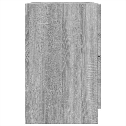 Grey Sonoma Sink Cabinet 40x37x59 cm - Durable Engineered Wood