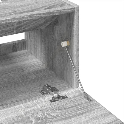 Grey Sonoma Sink Cabinet 40x37x59 cm - Durable Engineered Wood