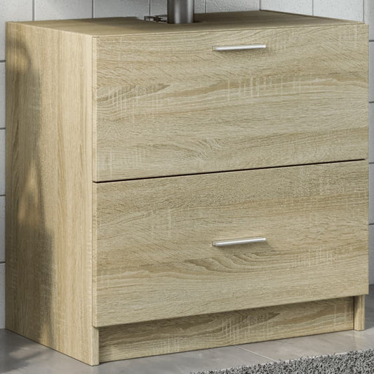 Sonoma Oak Sink Cabinet 59x37x59 cm - Engineered Wood Beauty