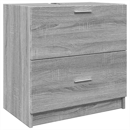 Grey Sonoma Sink Cabinet 59x37x59 cm - Engineered Wood