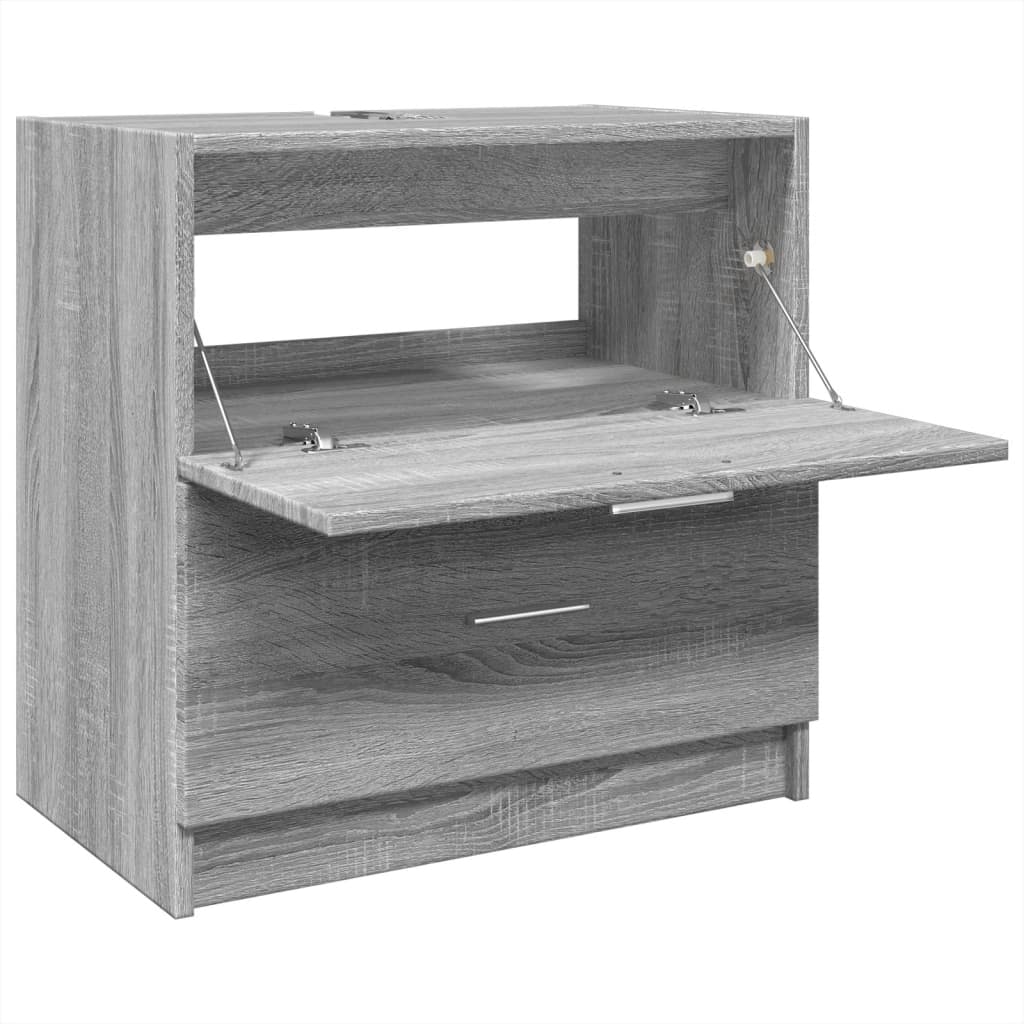 Grey Sonoma Sink Cabinet 59x37x59 cm - Engineered Wood