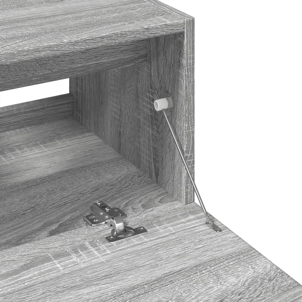 Grey Sonoma Sink Cabinet 59x37x59 cm - Engineered Wood