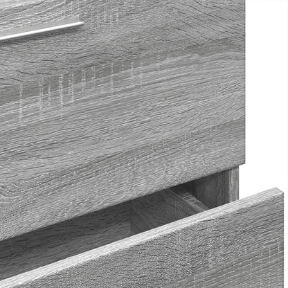 Grey Sonoma Sink Cabinet 59x37x59 cm - Engineered Wood