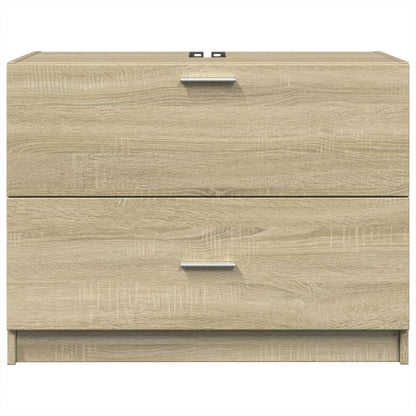 Sonoma Oak Sink Cabinet 78x37x59 cm - Durable Engineered Wood