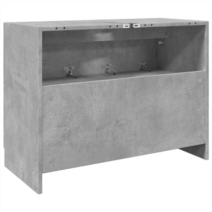 Concrete Grey Sink Cabinet 78x37x59 cm - Engineered Wood Quality