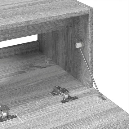 Grey Sonoma Sink Cabinet, 78x37x59 cm, Engineered Wood