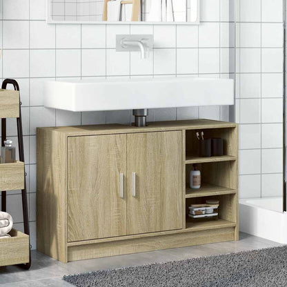 Sonoma Oak Sink Cabinet 90x29x55 cm - Stylish Engineered Wood