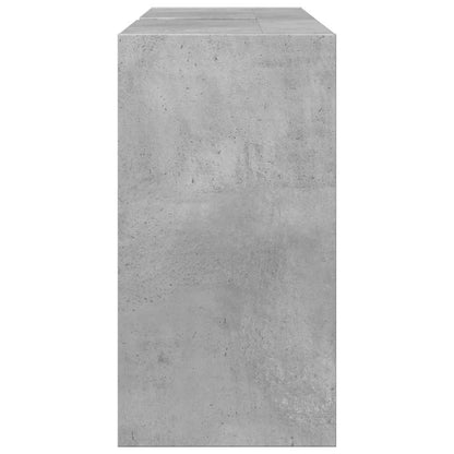 Concrete Grey Engineered Wood Sink Cabinet 90x29x55 cm