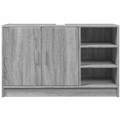 Grey Sonoma Sink Cabinet 90x29x55 cm | Engineered Wood